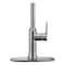 Anzzi Cresent Pull-Down Sprayer Kitchen Faucet, Brushed Nickel KF-AZ1068BN - alternate 2
